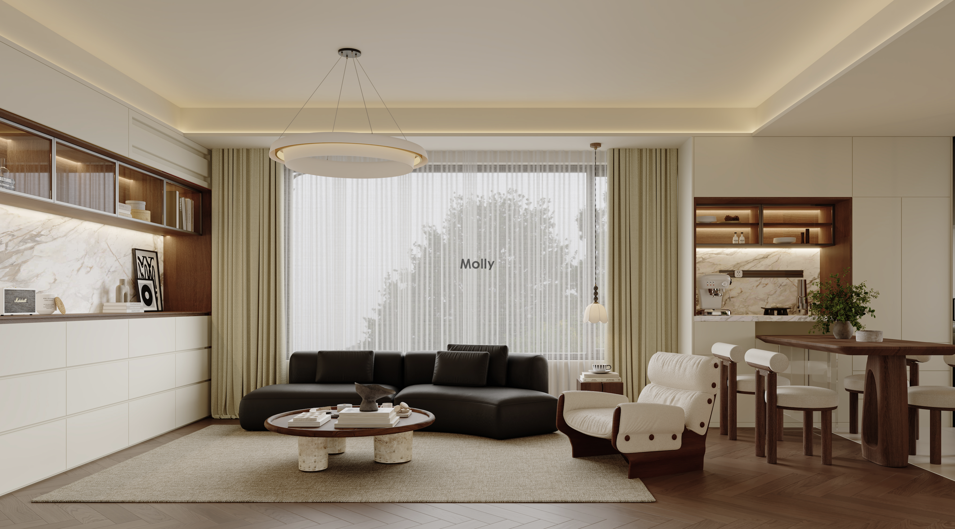 121平 团购一套跟Molly